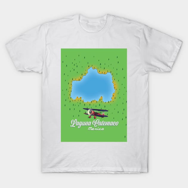 Laguna Catemaco Mexico T-Shirt by nickemporium1